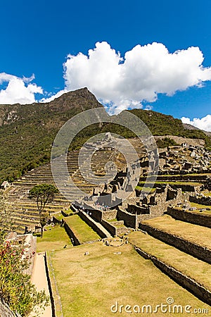 Mysterious city - Machu Picchu, Peru,South America. The Incan ruins.