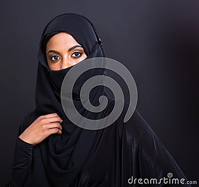 Mysterious muslim woman