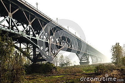 Nanjing Yangtze River Bridge, built in 1968