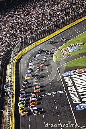 NASCAR - Green Flag Restart at the Coca Cola 600