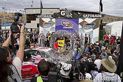 NASCAR Sprint Cup Kevin Harvick in Victory Lane