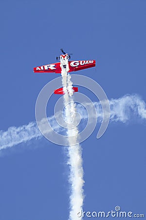 National Air Guard Plane in stunt