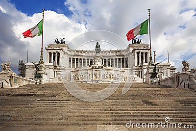 National Monument of Victor Emmanuel II. Rome.