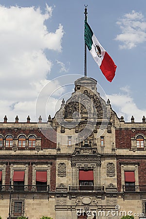 National Palace Facade Mexico City