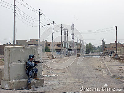 National Police Firefight Baghdad Iraq 07
