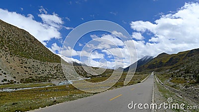 National road No.318 in China, the way to Lhasa, Tibet, the way to heaven