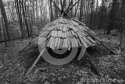 Native American Hut in Park
