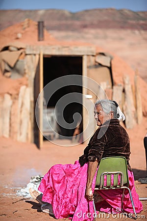 Native American woman