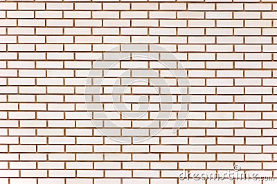 Natural beige fine brick wall texture background