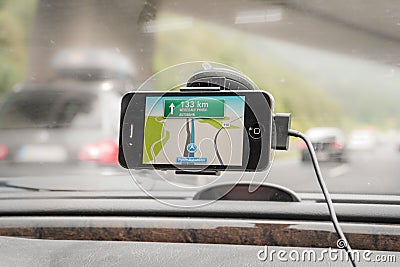 Navigation in car