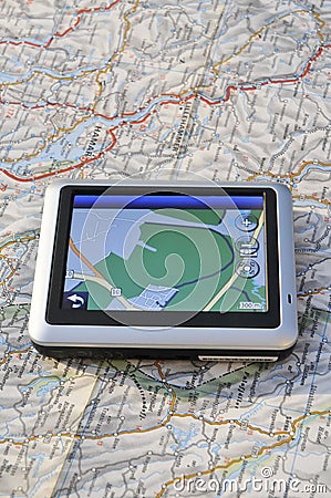 Navigation on map