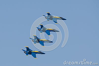 Navy Blue Angles