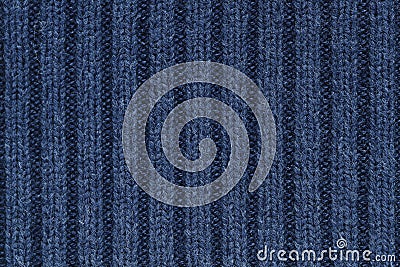 Navy Blue knitting wool texture for pattern and background