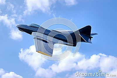 Navy Fighter Jet in flight