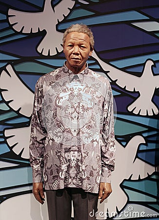 Nelson Mandela wax figure