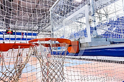 Netball net abstract