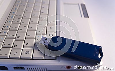 Netbook keyboard and pendrive