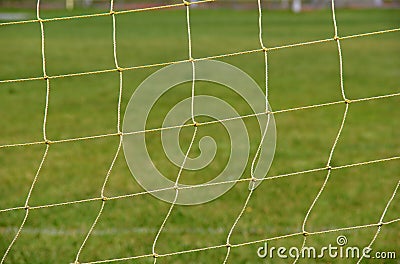 Netting used for a soccer ball goal