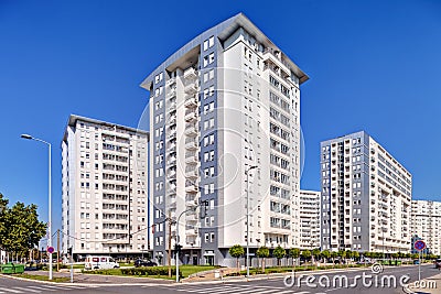 New complex of residential buildings