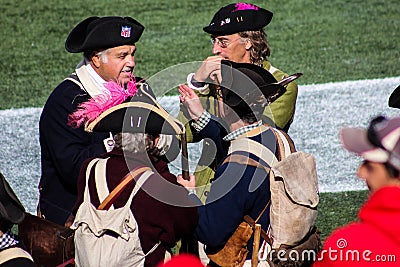 New England Patriots End Zone Militia