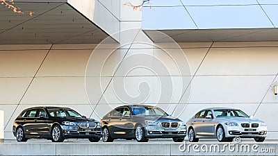 New entire model line of powerful BMW 535 family and business cl