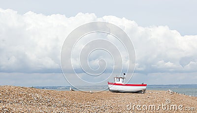 New fishing boat seen ashore