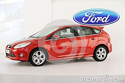 New focus with ford logo