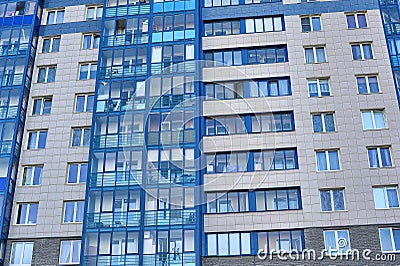 Modern Apartment Building Facade