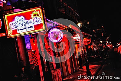 New Orleans Bourbon Street Bars and Food 2