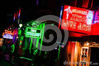 New Orleans Bourbon Street Bars and Sex Clubs 2