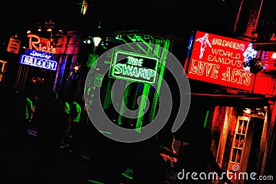 New Orleans Bourbon Street Bars and Sex Clubs