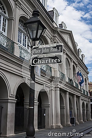 New Orleans French Quarter Street Sign