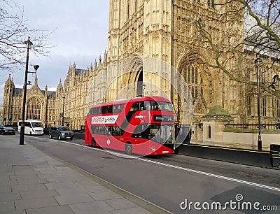 New Red London Bus