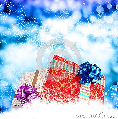 New Year Holiday.Christmas.Gift boxes