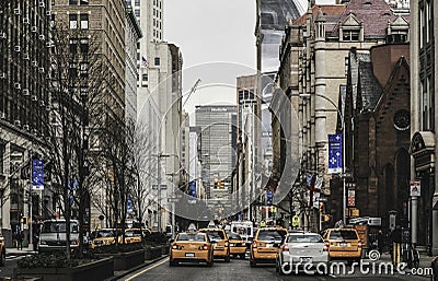 New York City - Cabs & Street View