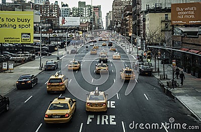 New York City - Cabs & Street View