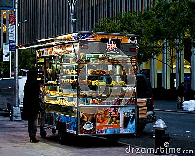 New York City Food Vendor Cart