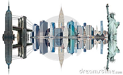 New York City Landmarks, USA.