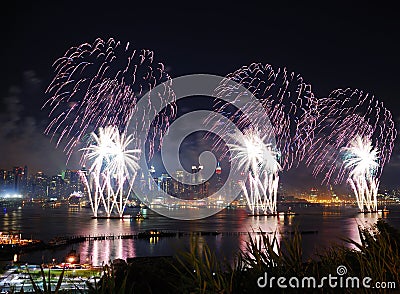 New York City Manhattan fireworks