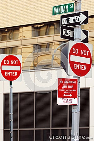 New York City Street Signs