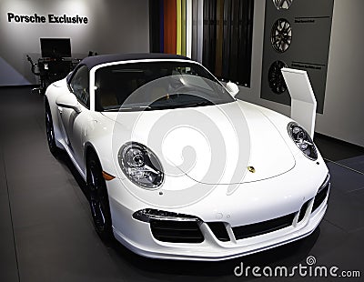 Porsche showcased at the New York Auto Show