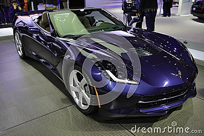 Corvette Stingray showcased at the New York Auto Show