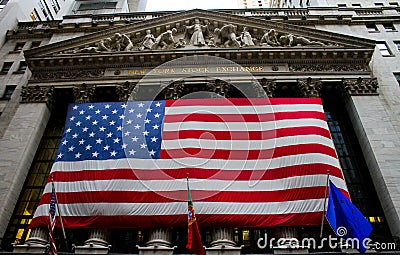 The New York Stock Exchange, Wall St.