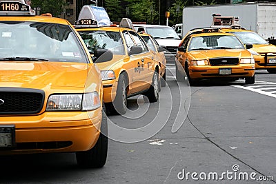 New York taxi cabs