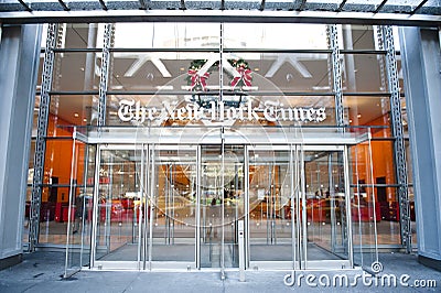 New York Times newspaper building