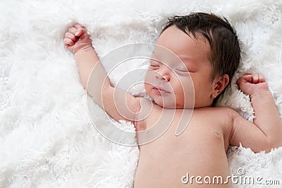 Newborn Baby Asleep Royalty Free Stock Pho