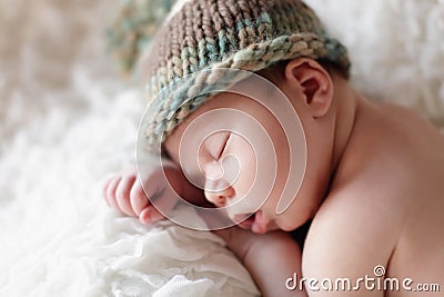 Newborn baby sleeping