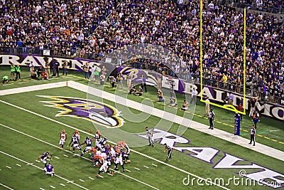 NFL Football Field Goal Attempt