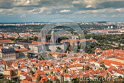 Nice View of Prague in Czech Republic