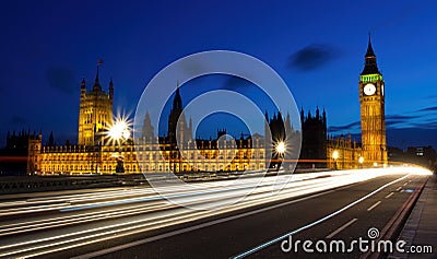 Night view of the House of Parliament